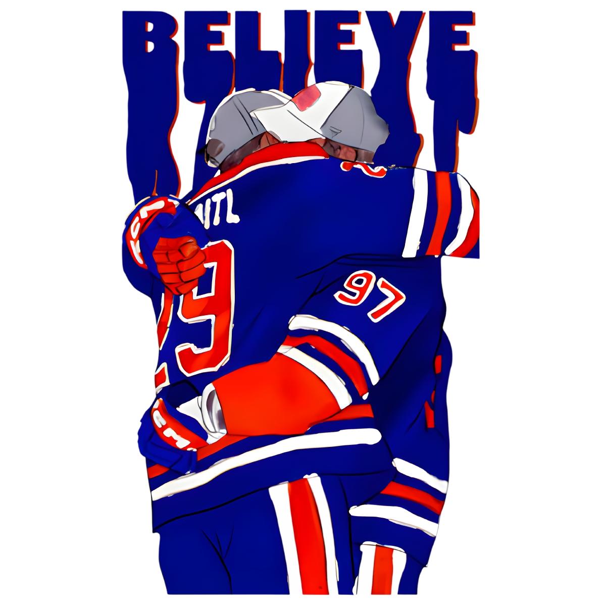 Believe Edmonton Oilers Connor Mcdavid Leon Draisaitl PNG Believe Edmonton Oilers Connor Mcdavid Leon Draisaitl PNG