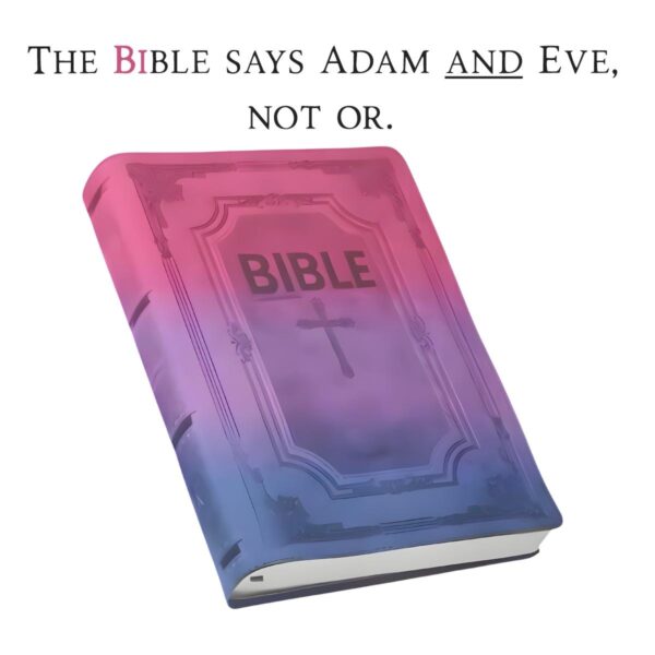 Bible Says Adam And Eve Not Or Christian Message Typography PNG