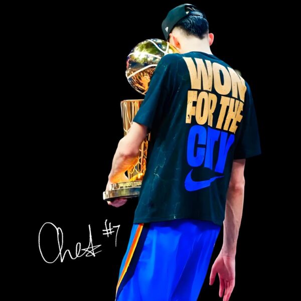 Chet Holmgren I Work For The City 2025 Championship Moment PNG