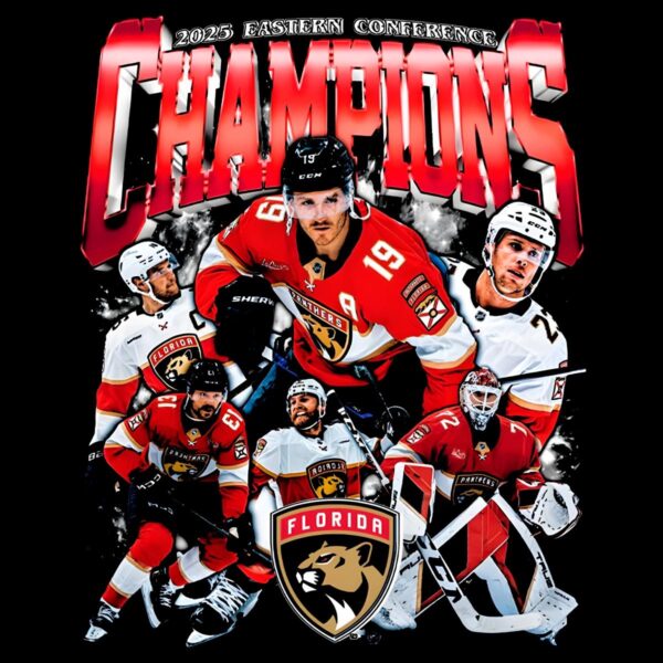Florida Panthers 2025 Eastern Conference Champions PNG
