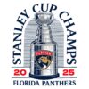 Florida Panthers 2025 Stanley Cup Trophy Champs Locker Room SVG