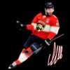 Florida Panthers Hockey Player Vintage Style PNG