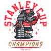 Florida Panthers Stanley Cup Champions 2025 Cartoon Rat PNG