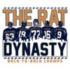 Florida Panthers The Rat Dynasty 2025 Back To Back Champs SVG