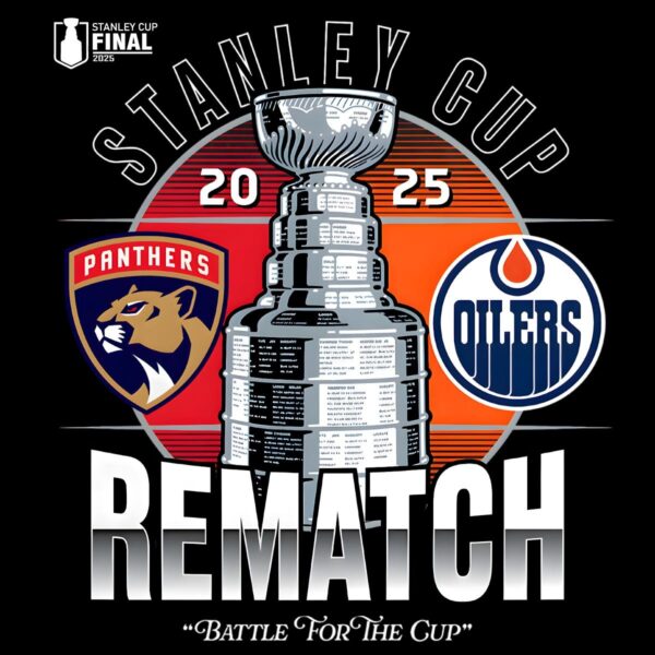 Florida Panthers Vs Edmonton Oilers Stanley Cup Final Rematch 2025 PNG