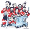 Florida Panthers Youth Ice Cream Scoops Cartoon PNG