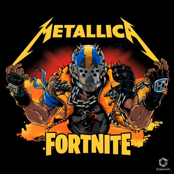 Fortnite Metallica Fury Rock Guitar PNG