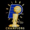Golden Basketball Trophy In Pacers P Logo With Champions Text PNG
