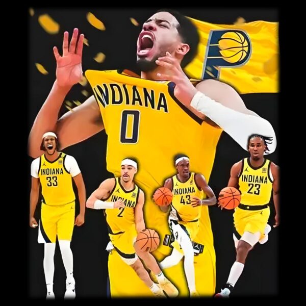 Indiana Pacers 2025 Finals Run Haliburton Team Tribute PNG