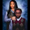 Kendrick Lamar And Sza Funny School Portrait Style PNG