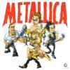 Metallica Cartoon Band Tour 1996 1997 Vintage Style PNG