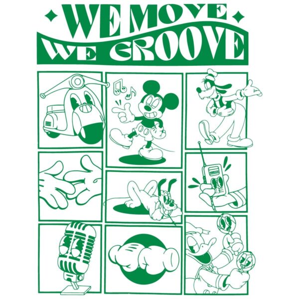Mickey Mouse And Friends We Move We Groove Dance Blocks SVG