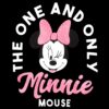 Minnie Mouse The One And Only Glitter Bow PNG