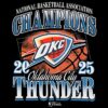 Nba Finals Oklahoma City Thunder 2025 Basketball Champions PNG
