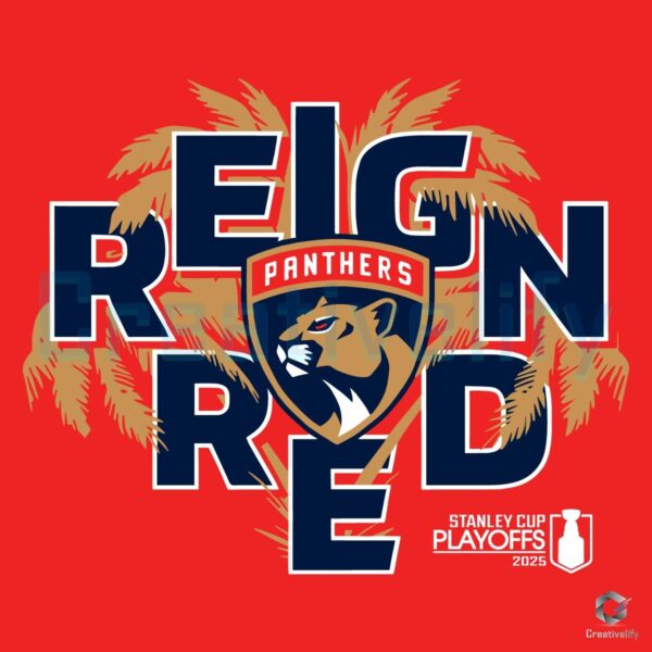 Nhl Florida Panthers Reign Red 2025 Stanley Cup Champions SVG