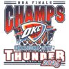 Okc Thunder Champs Netbreaker 2025 Nba Finals PNG