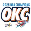 Oklahoma City Thunder 2025 Nba Champions Okc Finals PNG