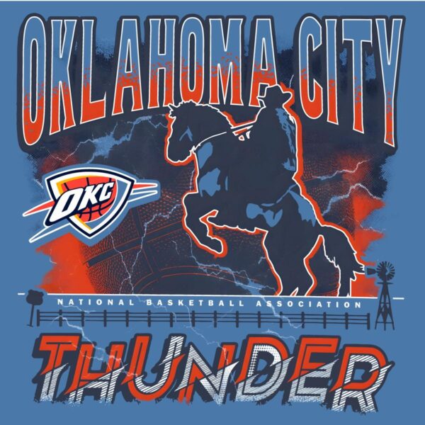 Oklahoma City Thunder Cowboy Storm Regional Basketball PNG