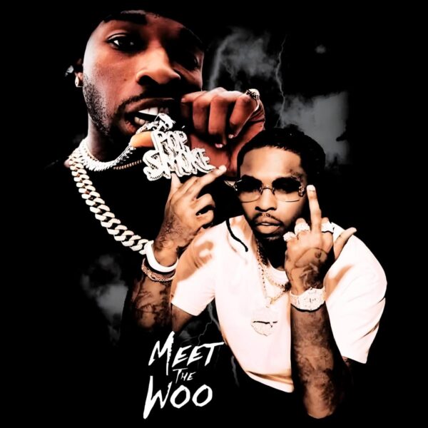 Pop Smoke Meet The Woo Poster Style Duo Portrait PNG