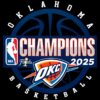 Retro 2025 Nba Finals Champions Oklahoma City Thunder PNG