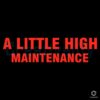 Selena Gomez A Little High Maintenance Red Text PNG