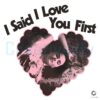 Selena Gomez I Said I Love You First Heart Aesthetic Vintage PNG