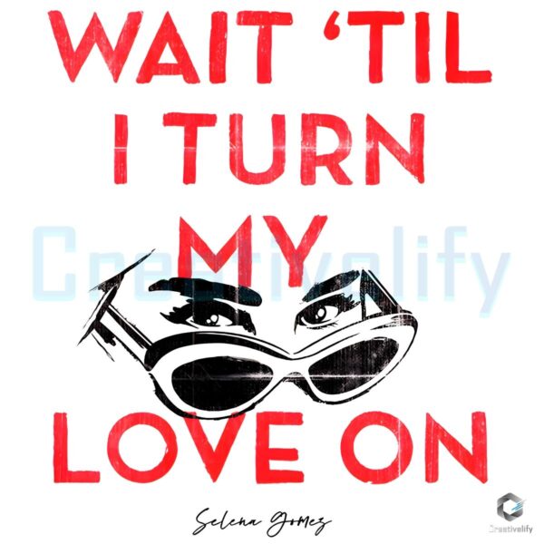 Selena Gomez Turn My Love On Pink Pullover PNG