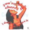 Selena Gomez Youre My Cherry Pie I Dont Care Who Knows It PNG
