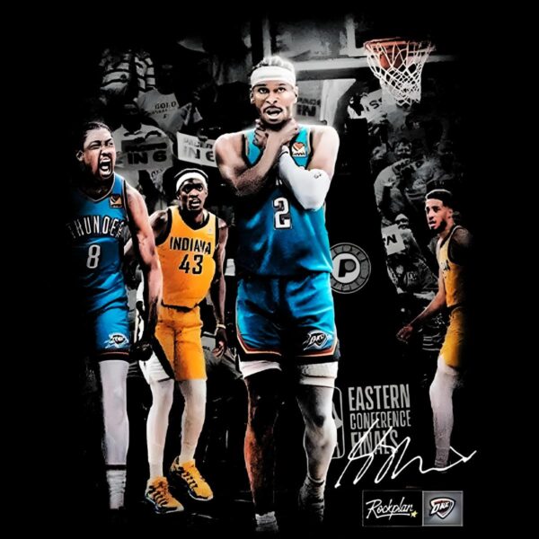 Sga 2025 Nba Finals Scream Pose PNG