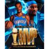 Shai Gilgeous Alexander 2025 Nba Finals Mvp Electric Thunder Tribute PNG
