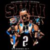 Shai Gilgeous Alexander Oklahoma City Thunder Retro All Star Tribute PNG