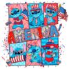 Stitch Retro America Fourth Of July Cartoon Coquette PNG