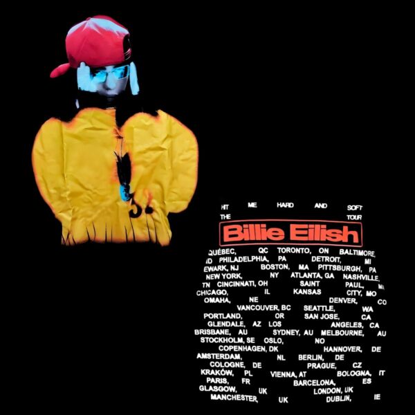 Tate Mcrae Tour Inspired Shirt Billie Eilish Style Vintage PNG