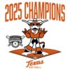 Texas Longhorns Softball 2025 National Champions Diamond Mascot SVG