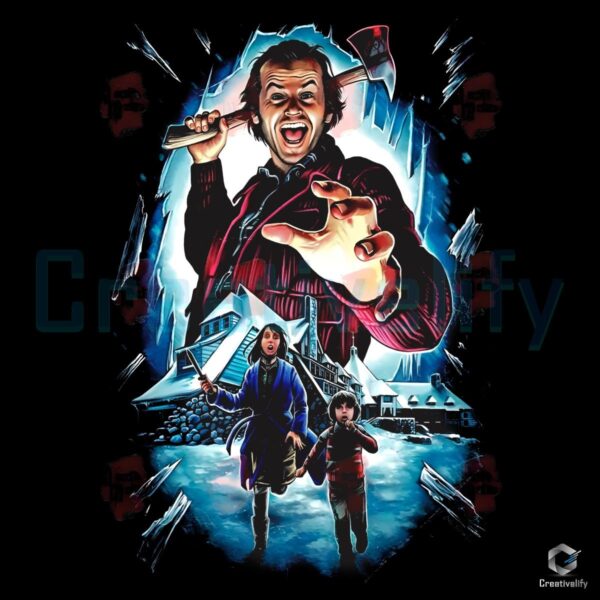 The Shining Horror Retro Movie Poster Art PNG