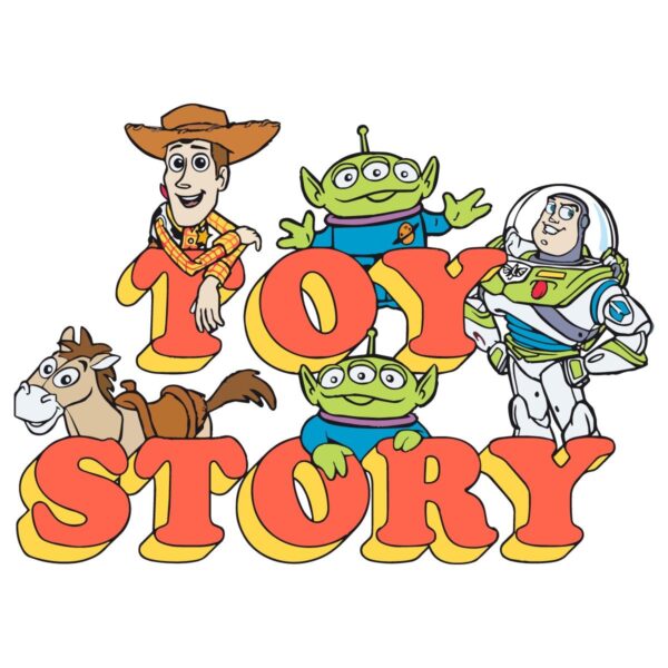 Toy Story Friends Adventure Cartoon Style PNG