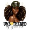 Unbothered Queen Confident Black Woman Sublimation PNG