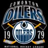 Vintage Edmonton Oilers Locker Room Retro 1979 Hockey PNG
