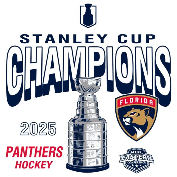 Vintage Florida Panthers 2025 Stanley Cup Champions Throwback SVG