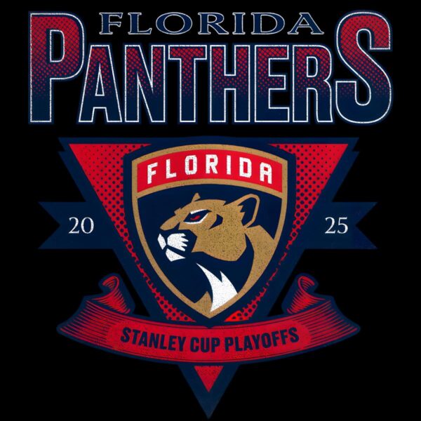 Vintage Florida Panthers 2025 Stanley Cup Playoff PNG