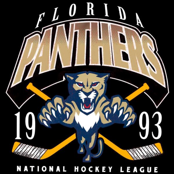 Vintage Florida Panthers Locker Room Retro 1993 Hockey PNG