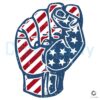 American Flag Fist Patriotic Power Usa Independence Day SVG
