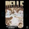 Belle Princess Beauty And The Beast Vintage Disney Girl Power PNG