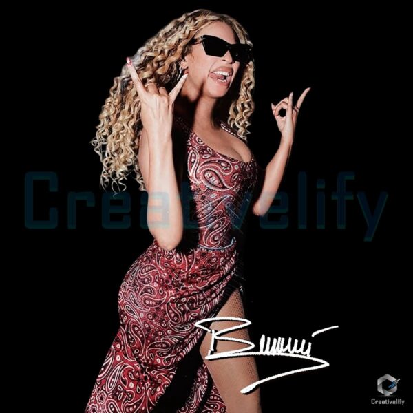 Beyonce Graphic Pose Iconic Diva Fashion Style PNG