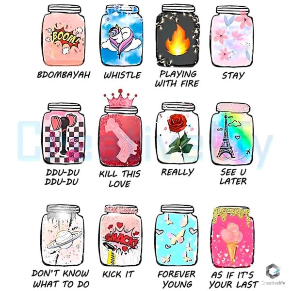 Blackpink Album Tracklist World Tour Concert Song PNG