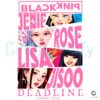 Blackpink Deadline Tour Anime Design PNG