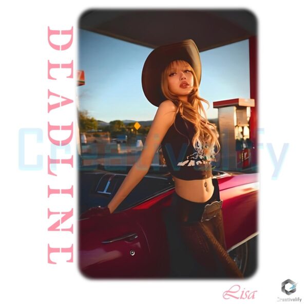 Blackpink Lisa Deadline Kpop Fan PNG