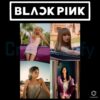 Blackpink Photo Collage Retro Vibe Kpop Fan Art PNG