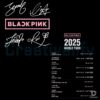 Blackpink World Tour 2025 Schedule Signature PNG