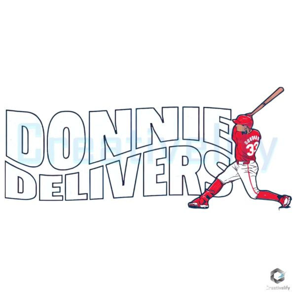 Brendan Donovan Baseball Donnie Delivers Quote Sports Graphic PNG